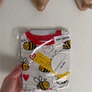 Little Sleepies Bee and Hearts Pajamas